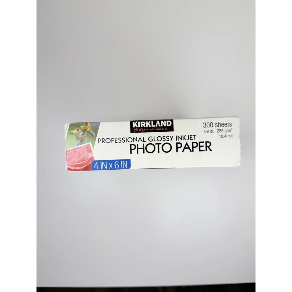 Kirkland Signature 4 x 6 Professional 69 Lb Glossy Inkjet Photo Paper 300 503636